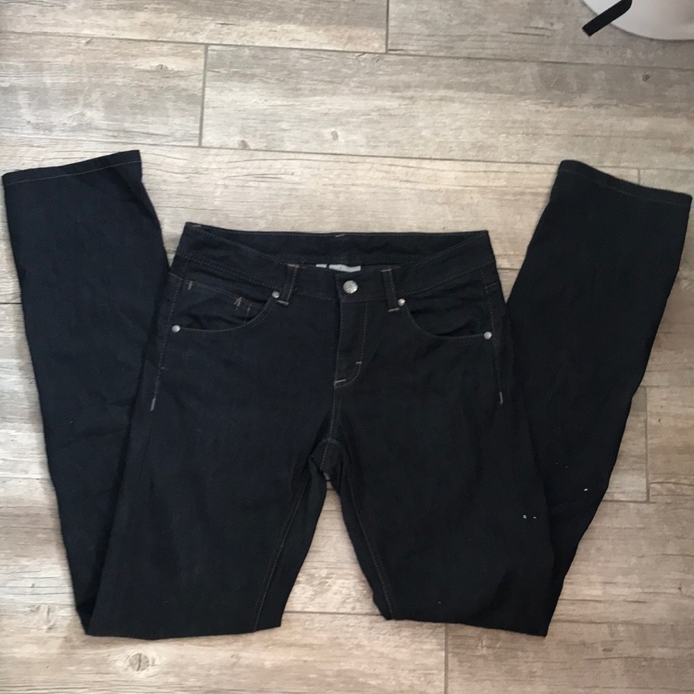 Black Athleta straight cut jeans
